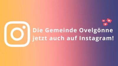 Meldung: Wir sind jetzt auch auf Instagram