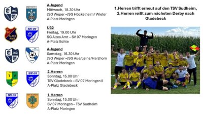 Foto zur Meldung: Wochenspielplan