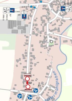 Sperrung G-Dorf (Bild vergrößern)