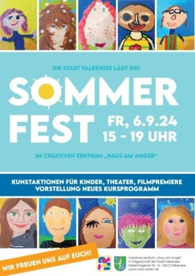 Plakat zum Sommmerfest