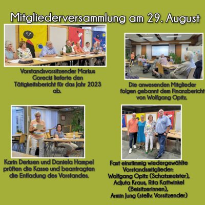 Meldung: Mitgliederversammlung