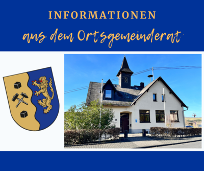 Meldung: Vertretung Ortsbürgermeister
