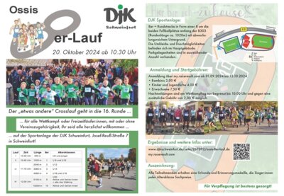 Anmeldungen für Ossis 8er-Lauf ab 1. September möglich