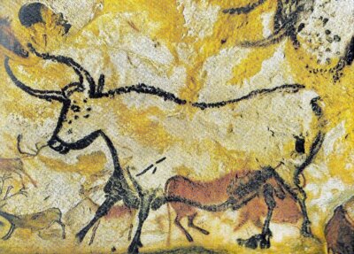 Steppenwisent (Bos priscus), Zeichnung von Dr. Elke Gröning (Clausthal-Zellerfeld)