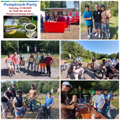 Pumptrack-Party in Sontra (Bild vergrößern)