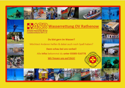 Leben - retten - lernen   Ehrenamtliche Rettungsschwimmer im Westhavelland