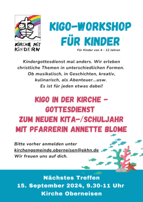 Kigo-Workshop für Kinder im September (Bild vergrößern)