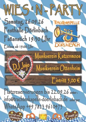 Wies'n Party Flyer