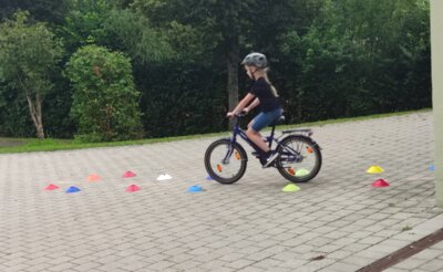 mobile Fahrradschule (Bild vergrößern)