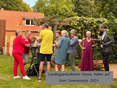 Landtagspräsidentin Hanna Naber zu Besuch / LandFrauenverein Amelinghausen (Bild vergrößern)