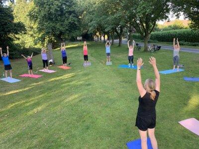 Sport im Park in den Sommerferien - voller Erfolg (Bild vergrößern)