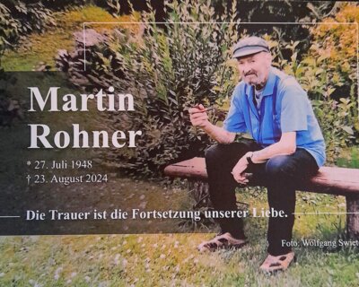 Gründungsmitglied Martin Rohner verstorben