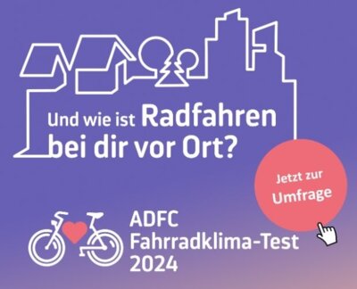 Umfrage zur Radverkehrsinfrastruktur von Holzwickede - ADFC Fahrradklima-Test 2024 gestartet