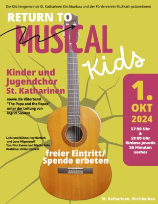 Return to Musical for KIds am 1. Oktober
