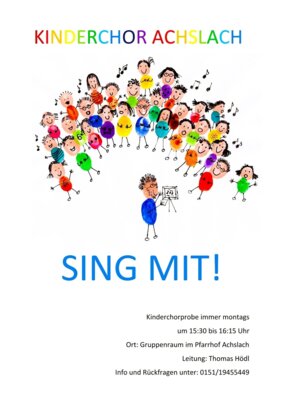 Meldung: Kirchenchor, Jugendchor und Kinderchor Pfarrkirche St. Jakobus