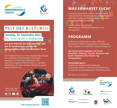 Fest der Kulturen lädt am 28. September zu einer bunten Reise durch die Traditionen aus aller Welt und im Landkreis OSL ein