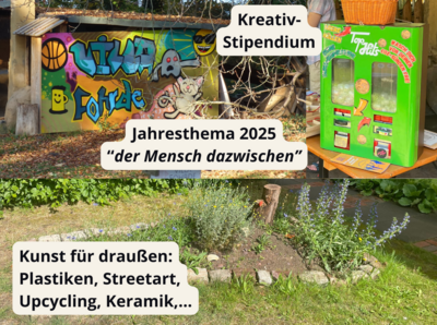 Meldung: Kreativstipendium für 2025 ausgeschrieben!