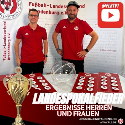 Achtelfinale im Landespokal Brandenburg: Die Paarungen stehen fest!