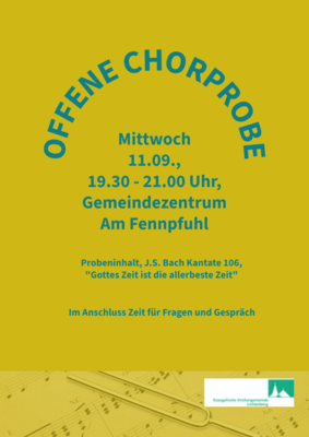 Offene Chorprobe