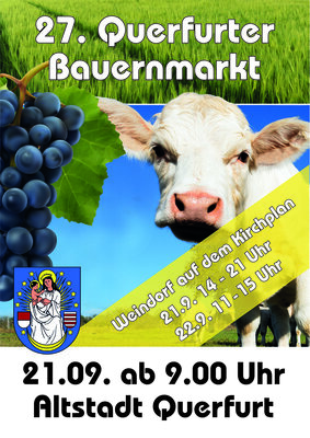 Plakat zum 27. Querfurter Bauernmarkt