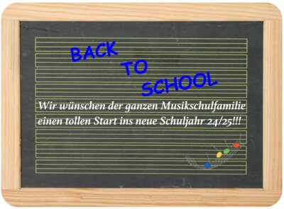 Meldung: BACK TO SCHOOL