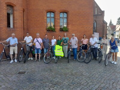 Foto zur Meldung: Schleswig-Holsteiner Gäste attestieren der Rolandstadt positives Agieren bei der Infrastruktur für Fußgänger und Radfahrer