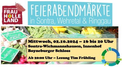 Feierabendmarkt in Sontra-Wichmannshausen (Bild vergrößern)