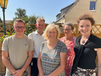 Foto zur Meldung: MOL: Kreisbewertungskommission bereiste teilnehmende Dörfer des Dorfwettbewerbs