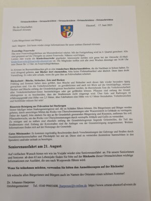 Ortsnachrichten