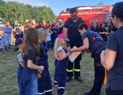 Nachtwanderung Jugendfeuerwehren Amt Putlitz-Berge und Amt Meyenburg vom 7. bis 8. September 2024 (Bild vergrößern)