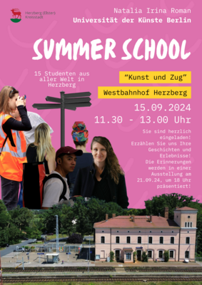 Meldung: Summer School "Kunst und Zug" - Erzählen Sie Ihre Geschichten!