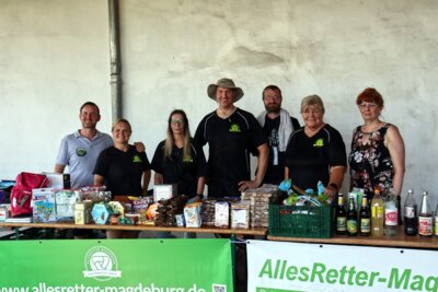 Grillen im Technikmuseum Magdeburg (Bild vergrößern)