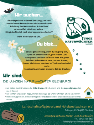 Junge Naturwächter suchen Verstärkung (Bild vergrößern)
