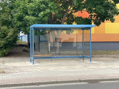 Neue Bushaltestelle in der Keplerstraße (Bild vergrößern)