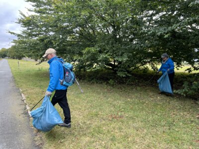 Großreinemachen war saubere Sache: 250 Kilogramm Müll eingesackt (Bild vergrößern)