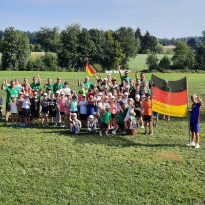 Kinderferienprogramm "4. Kinder Olympiade auf dem Bolzplatz" (Bild vergr&ouml;&szlig;ern)
