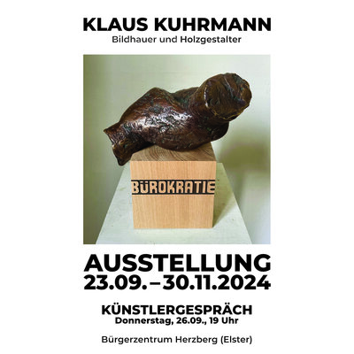 Klaus Kurmann präsentiert seine Werke vom 23.09. bis 30.11.2024 im Bürgerzentrum Herzberg.