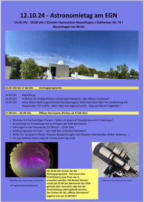 Astronomietag am EGN (Bild vergrößern)