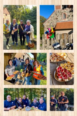 Radtour des Heimat- und Kulturvereins Knesebeck: Ein unvergesslicher Tag auf zwei Rädern zwischen Geschichten von Mühlen, Bahnnetzen, Grenzen und Märtyrern. (Bild vergrößern)