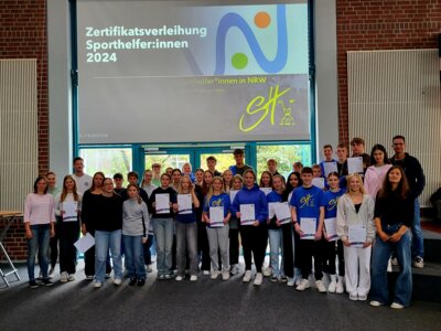 Die neuen Sporthelfer