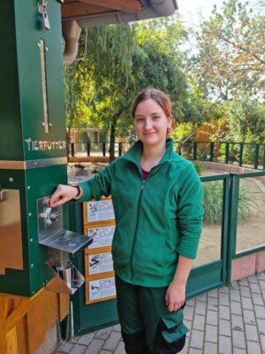 Inselzoo. Neuer Futterautomat (Bild vergrößern)