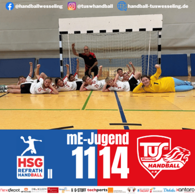 Meldung: HSG Refrath/Hand II : mE-Jugend - 11:14 [Spielbericht]