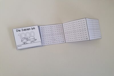 Foto zur Meldung: Klasse 3a: Die Zahl 1000
