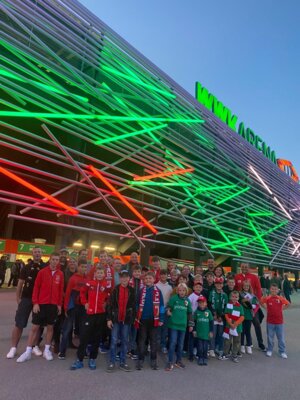 FCR-Ausflug in die WWK-Arena (Bildnachweis: TM) (Bild vergrößern)