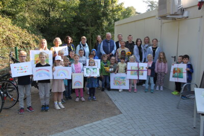 Foto zur Meldung: Willkommensfest bei herrlichem Sonnenschein