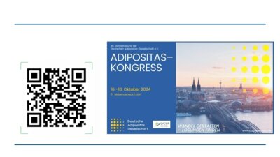 Adipositas-Kongress vom 16. - 18.10. in Köln | Jetzt anmelden! (Bild vergrößern)