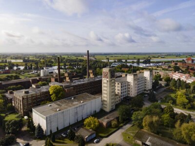 Gelände des ehemaligen Nähmaschinenwerks I Foto: Torsten Kaiser (Bild vergr&ouml;&szlig;ern)