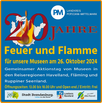 Von Posthörnern, Pinseln und Prinzenäpfeln  - Aktionstag „Feuer und Flamme für unsere Museen" feiert Jubiläum!