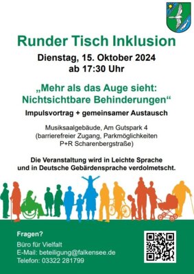 Unser Bild zeigt das Plakat zur Veranstaltung.