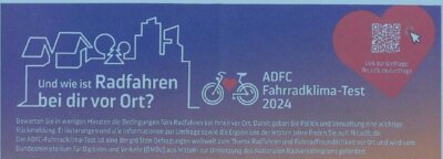 ADFC Fahrradklima-Test 2024